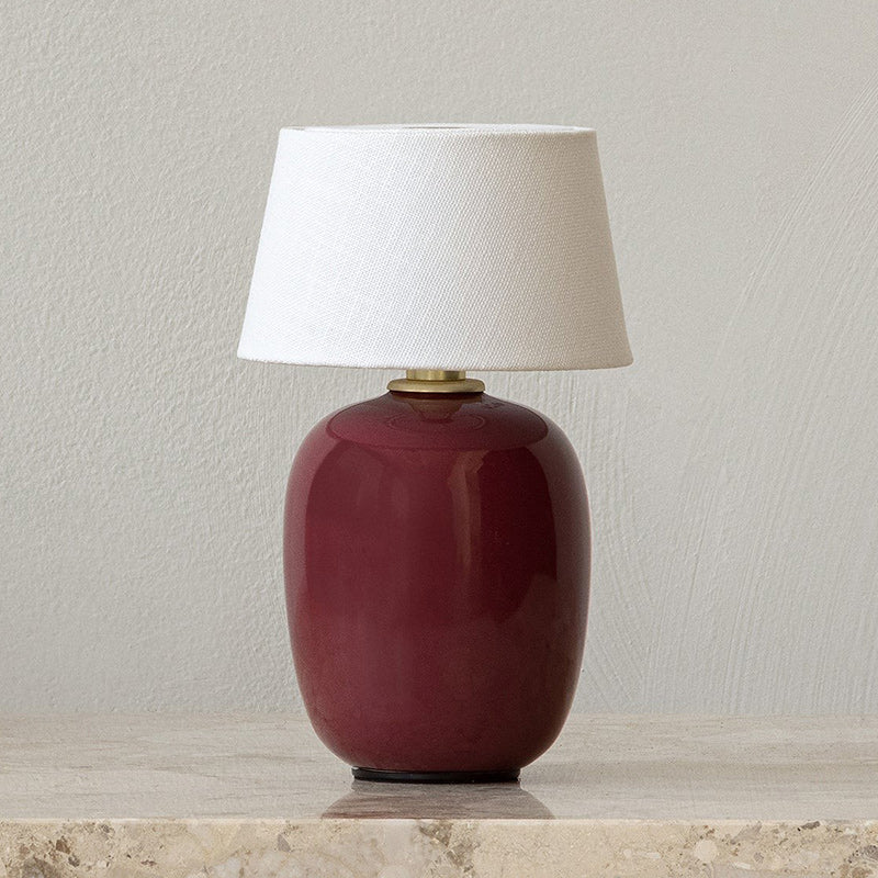 Table Lamp Rechargeable Touch Control Linen Shade