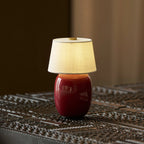Table Lamp Rechargeable Touch Control Linen Shade