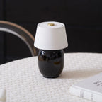 Table Lamp Rechargeable Touch Control Linen Shade