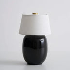 Table Lamp Rechargeable Touch Control Linen Shade