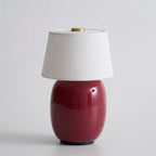 Table Lamp Rechargeable Touch Control Linen Shade