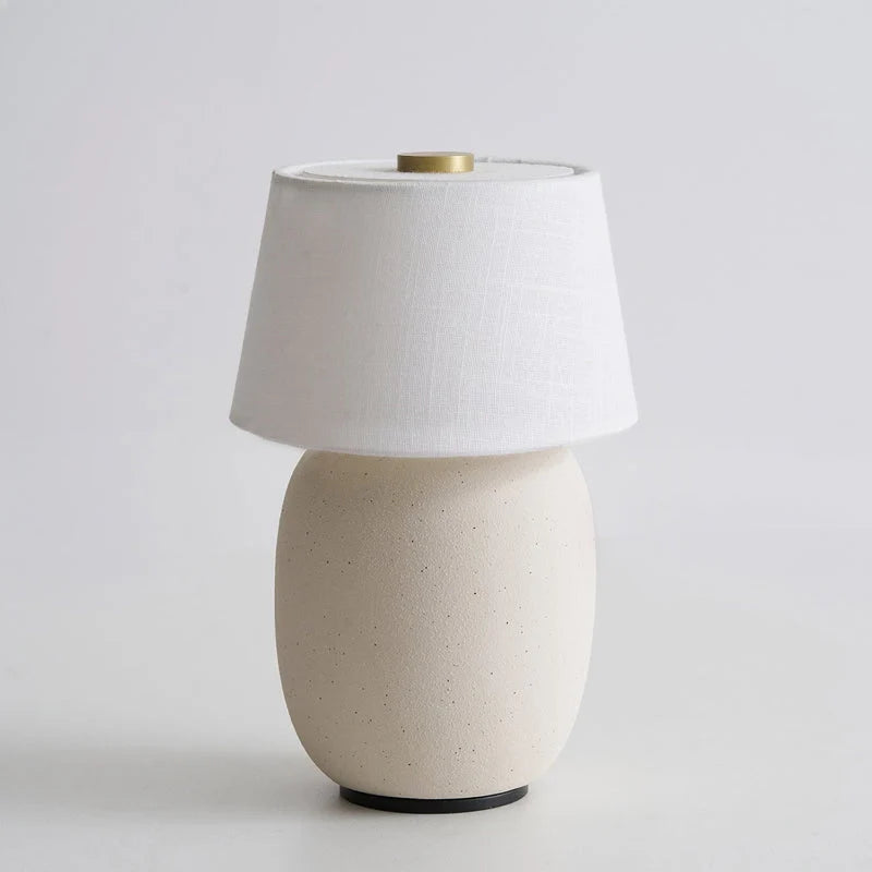 Table Lamp Rechargeable Touch Control Linen Shade