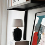 Table Lamp Rechargeable Touch Control Linen Shade