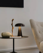 Table Lamp Rechargeable Touch Dimmable Acrylic Cone