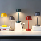 Table Lamp Rechargeable Touch-Dimmable Aluminum