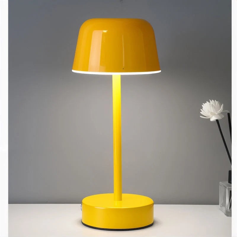 Table Lamp Rechargeable Touch-Dimmable Aluminum