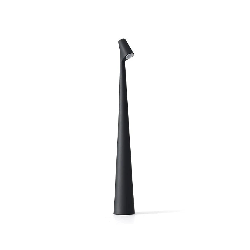 Table Lamp Rechargeable Touch Dimmable Aluminum Cone Shade