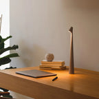 Table Lamp Rechargeable Touch Dimmable Aluminum Cone Shade