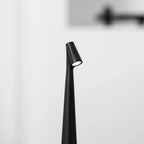 Table Lamp Rechargeable Touch Dimmable Aluminum Cone Shade