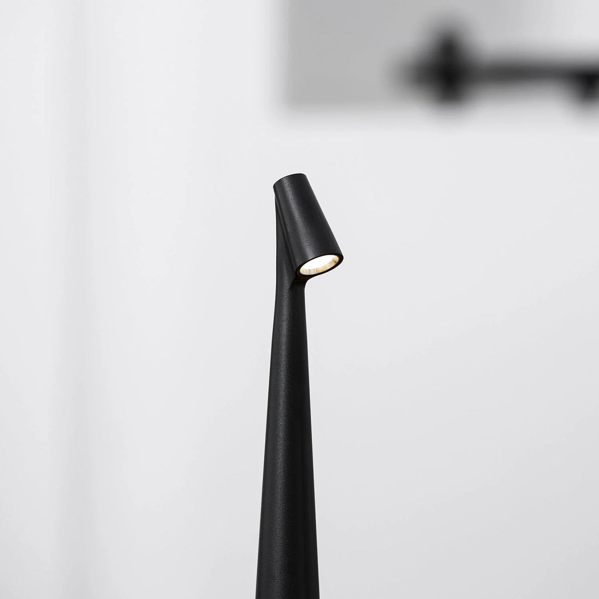 Table Lamp Rechargeable Touch Dimmable Aluminum Cone Shade