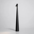 Table Lamp Rechargeable Touch Dimmable Aluminum Cone Shade