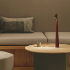 Table Lamp Rechargeable Touch Dimmable Aluminum Cone Shade