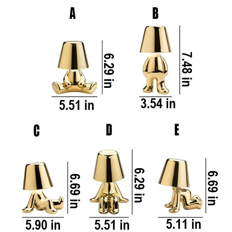 Table Lamp Rechargeable Touch Dimmable Warm Light