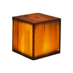 Table Lamp Rechargeable Touch Dimmer Wood Grain