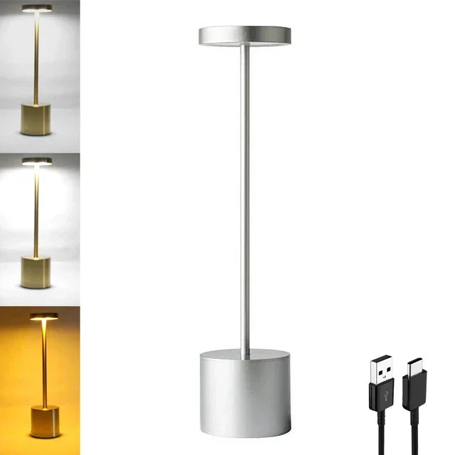 Table Lamp Rechargeable Waterproof Touch Dim