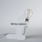 Table Lamp Resin LED Mouse Figurine