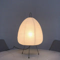 Table Lamp Rice Paper Shade & Iron Base