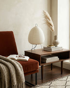 Table Lamp Rice Paper Shade & Three Light Settings