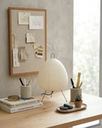 Table Lamp Rice Paper Shade & Three Light Settings