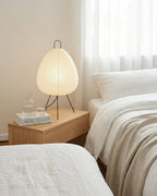 Table Lamp Rice Paper Shade & Three Light Settings