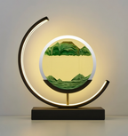 Table Lamp Sand Landscape Calming Glow