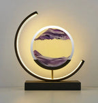 Table Lamp Sand Landscape Handcrafted Energy-Efficient LED