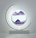 Table Lamp Sand Landscape Handcrafted Energy-Efficient LED