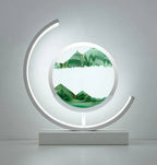 Table Lamp Sand Landscape Handcrafted Energy-Efficient LED
