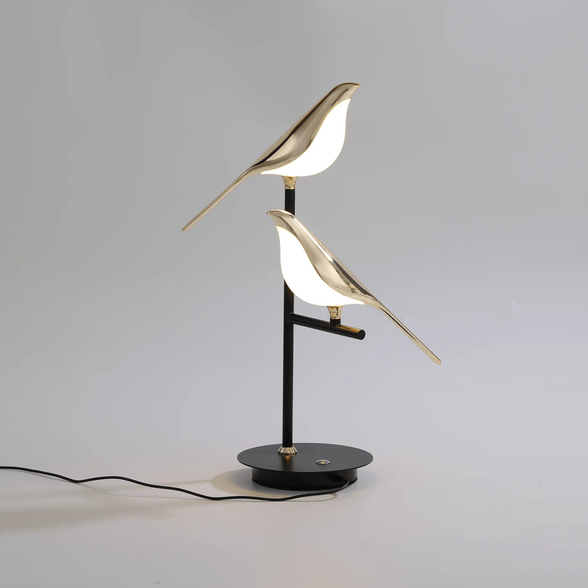 Table Lamp Sculptural Bird Gold LED