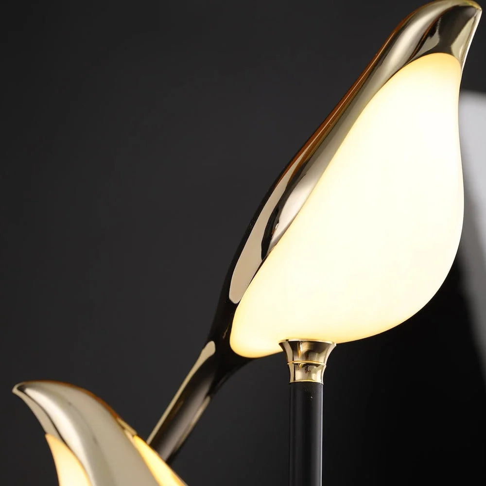 Table Lamp Sculptural Bird Gold LED