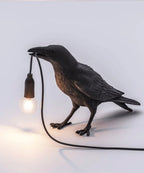 Table Lamp Sculptural Bird Resin E27