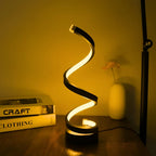 Table Lamp Spiral Dimmable 3-Color USB Powered