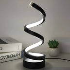 Table Lamp Spiral Dimmable 3-Color USB Powered
