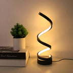 Table Lamp Spiral Dimmable 3-Color USB Powered