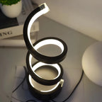 Table Lamp Spiral Dimmable 3-Color USB Powered