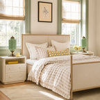 Table Lamp Textured Cream Glass Soft Diffused Light