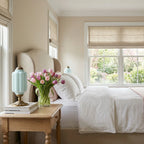 Table Lamp Textured Cream Glass Soft Diffused Light
