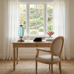 Table Lamp Textured Cream Glass Soft Diffused Light