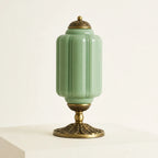 Table Lamp Textured Cream Glass Soft Diffused Light