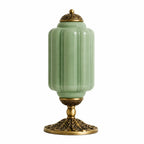 Table Lamp Textured Cream Glass Soft Diffused Light