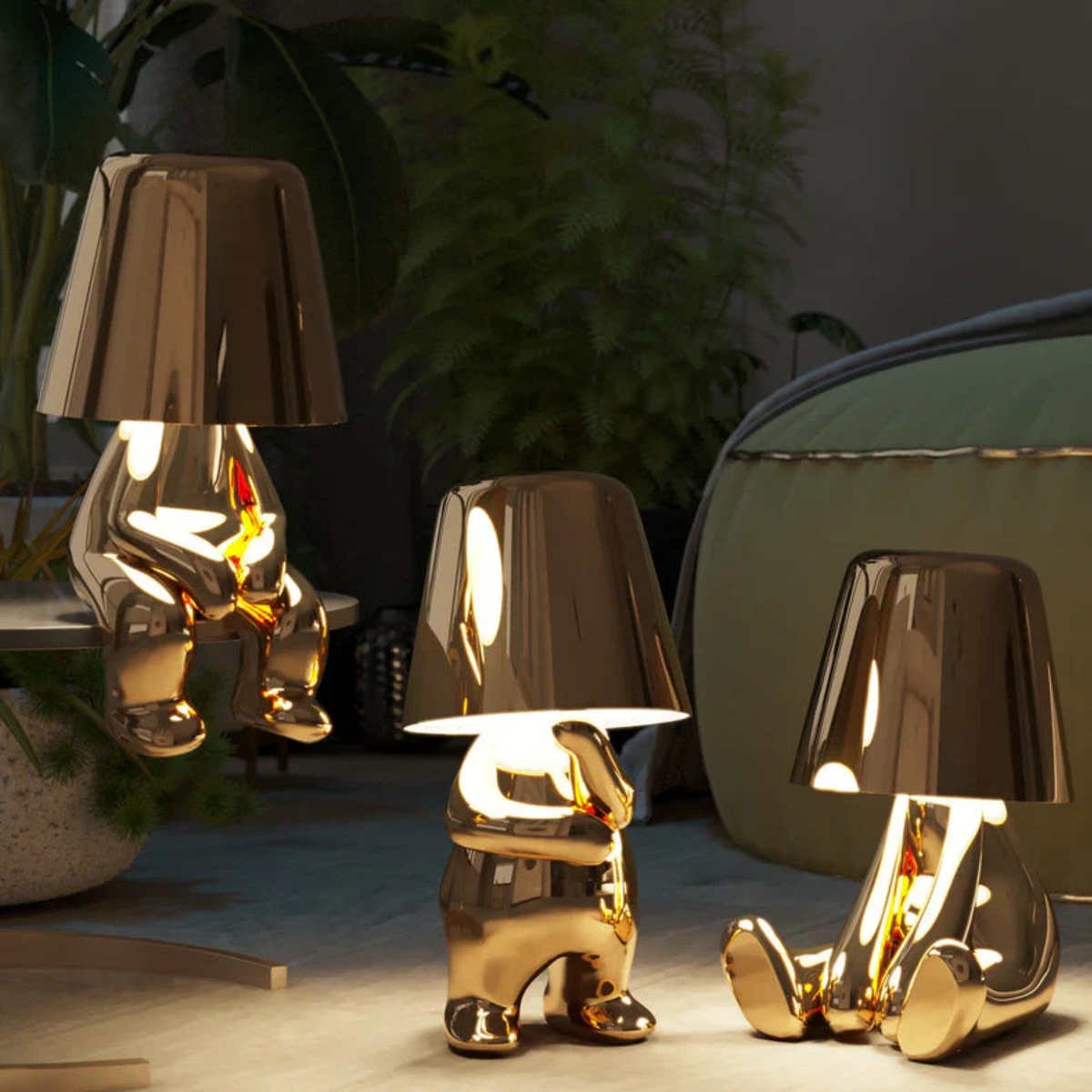 Table Lamp Touch-Control Dimmable USB Rechargeable