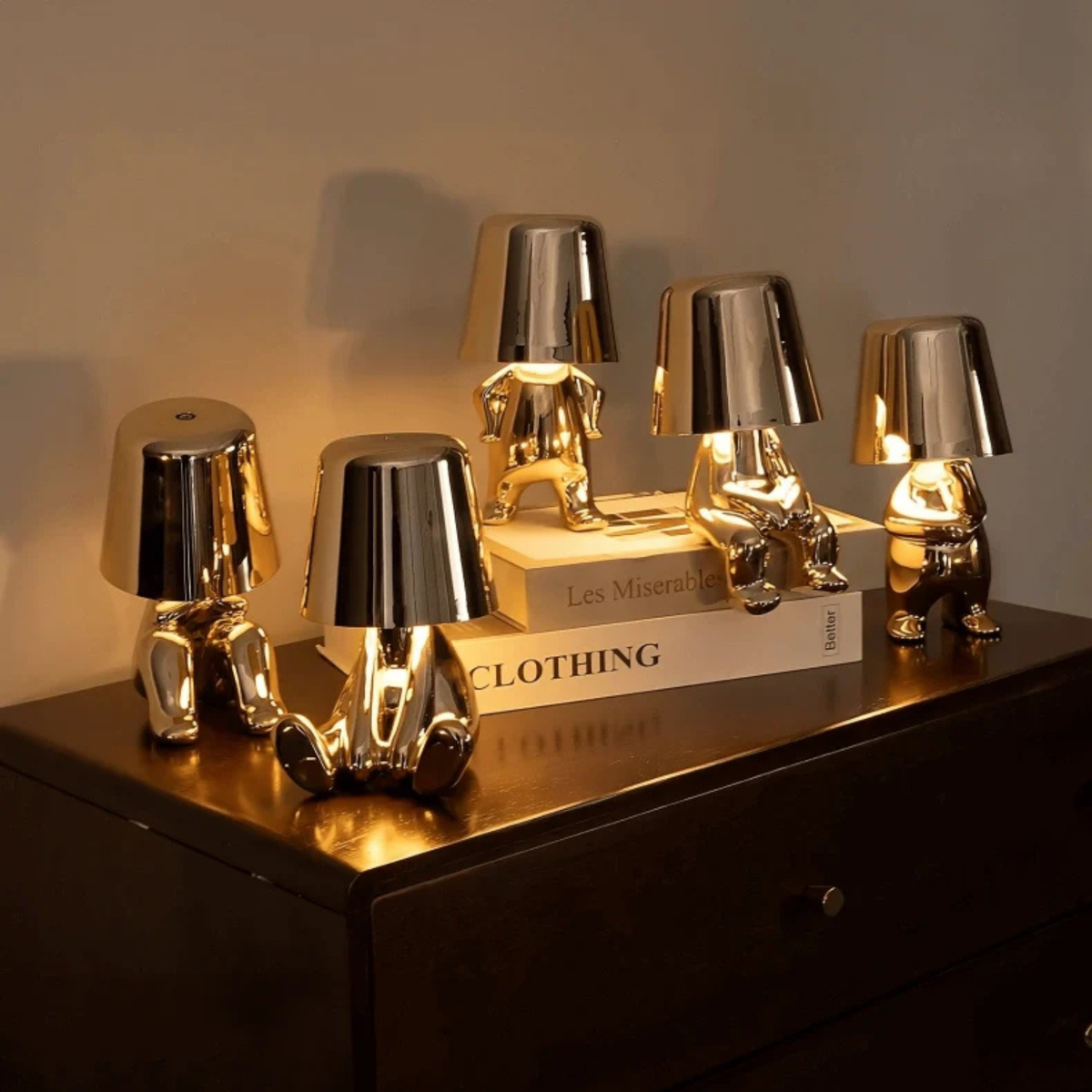 Table Lamp Touch-Control Dimmable USB Rechargeable