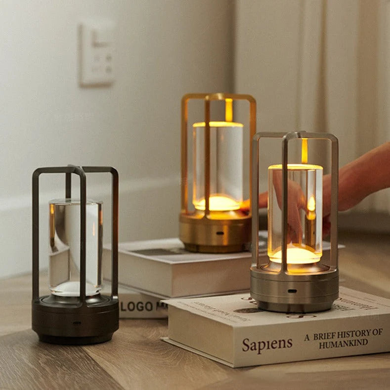 Table Lamp Touch Control & USB Charging 36-Hour Battery