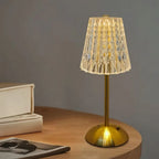 Table Lamp Touch Sensor & Dimmable Acrylic USB Rechargeable