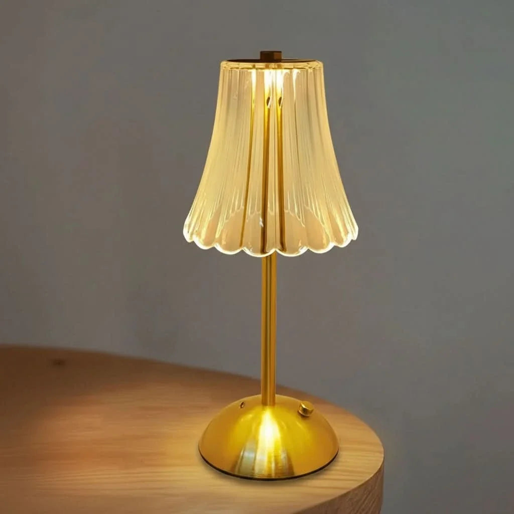 Table Lamp Touch Sensor & Dimmable Acrylic USB Rechargeable
