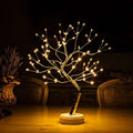 Table Lamp Tree-Shaped LED USB Rechargeable & Battery-Powered