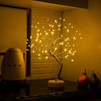 Table Lamp Tree-Shaped LED USB Rechargeable & Battery-Powered