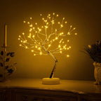 Table Lamp Tree-Shaped LED USB Rechargeable & Battery-Powered