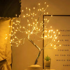 Table Lamp Tree-Shaped LED USB Rechargeable & Battery-Powered