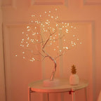 Table Lamp Tree-Shaped LED USB Rechargeable & Battery-Powered